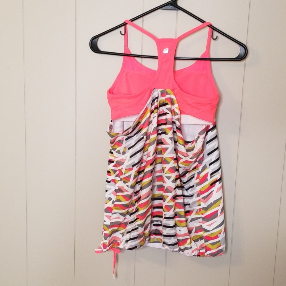 Fabletics Norwalk Coral Pattern Racerback Tank Top - Picture 4 of 6